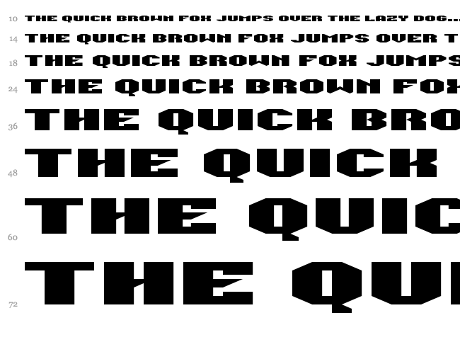 Man Flu font waterfall